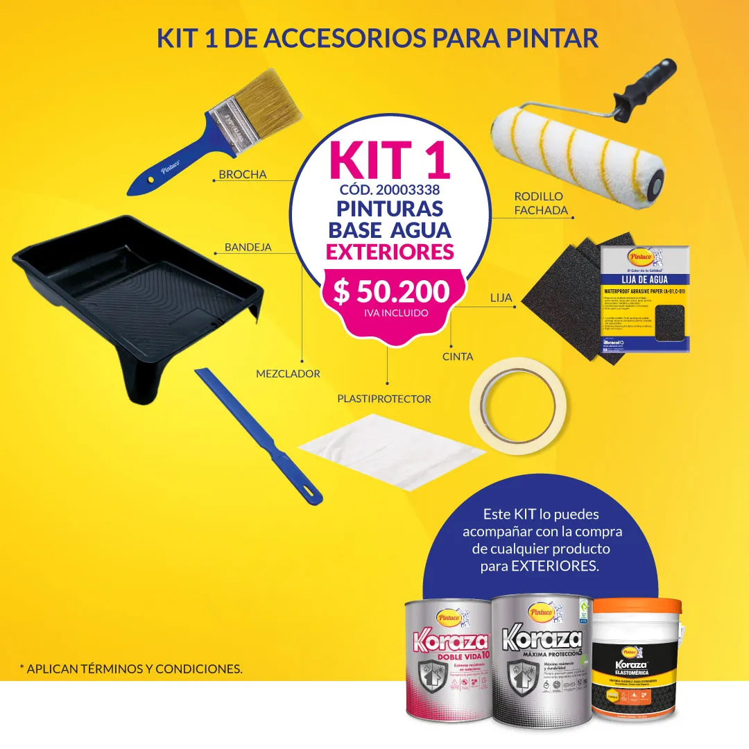 Lanzamiento Kit para pintar