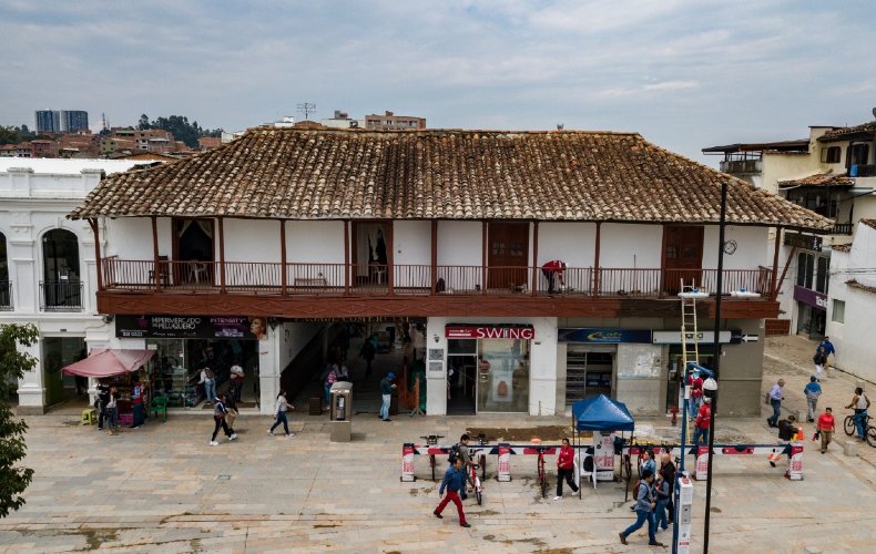 Avanza la revitalización del centro histórico de rionegro