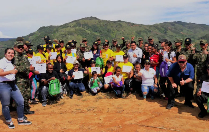 Pintuco le puso color al municipio de Campamento en Antioquia