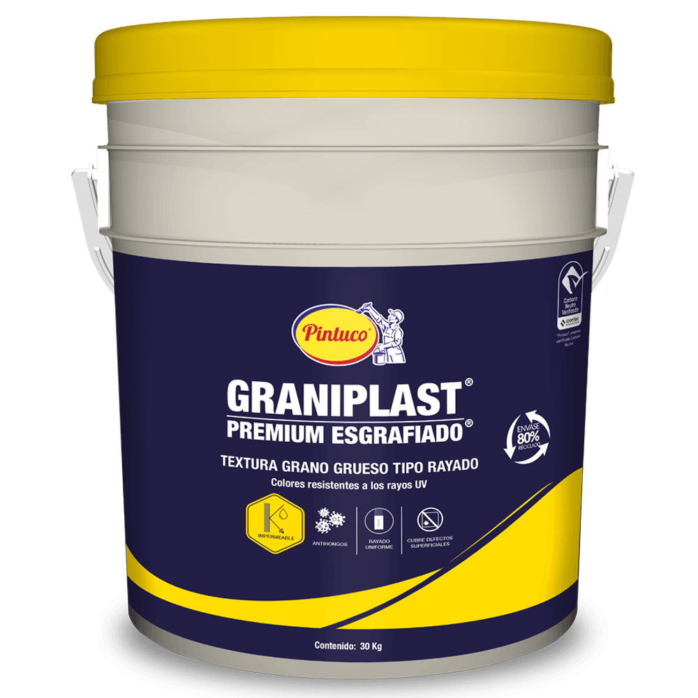Textura acrílica Graniplast Premium Esgrafiado
