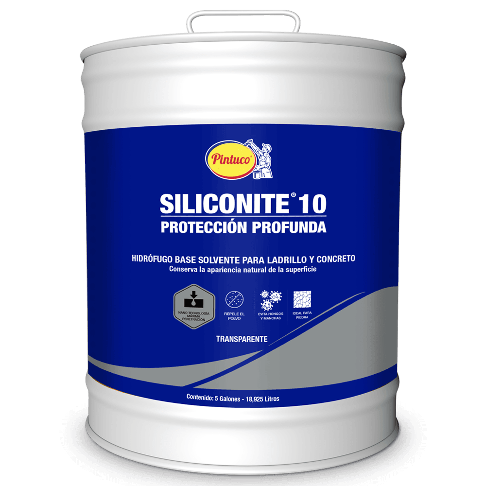 Hidrófugo impermeabilizante Siliconite 10 Transparente